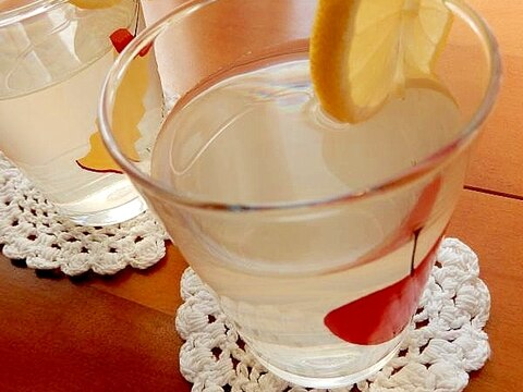 甘味料なしで美味しい❤海外の友のリンゴ酢ドリンク♪